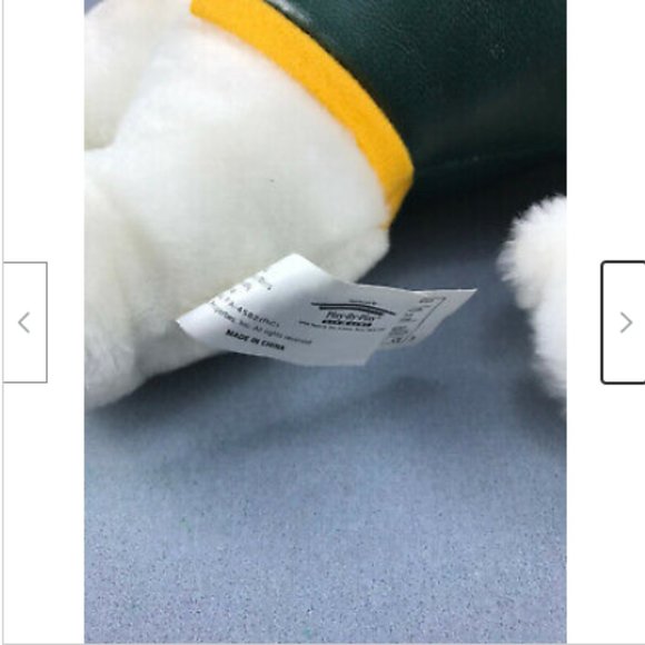 New NFL Green Bay Packers Plush Gorilla 12" Team Jacket Fan Collectible Toy 2001 - Picture 3 of 11